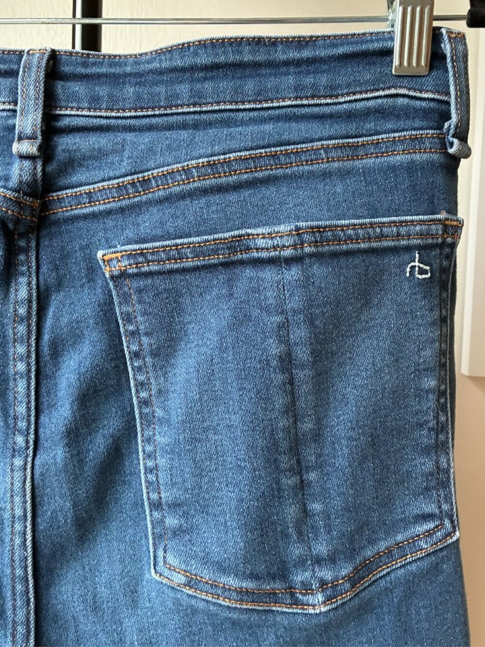 Rag & Bone Nina Skinny Dark Blue Jeans - Size 31 - Picture 9 of 11
